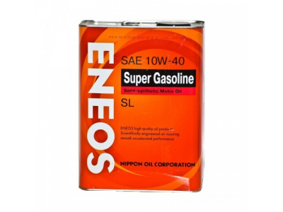 Масло моторное ENEOS Super Gasoline SL п\синт 10W40 4л от ENEOS Масло моторное ENEOS Super Gasoline SL п\синт 10W40 4л