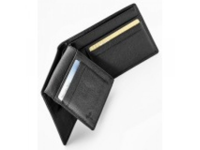 Кожаный футляр для кредитных карт Mercedes-Benz Credit Card Wallet, RFID, Black от Mercedes Кожаный футляр для кредитных карт Mercedes-Benz Credit Card Wallet, RFID, Black